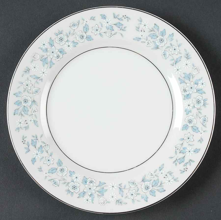 Brocade (Platinum Trim) Bread & Butter Plate by Towne House-1