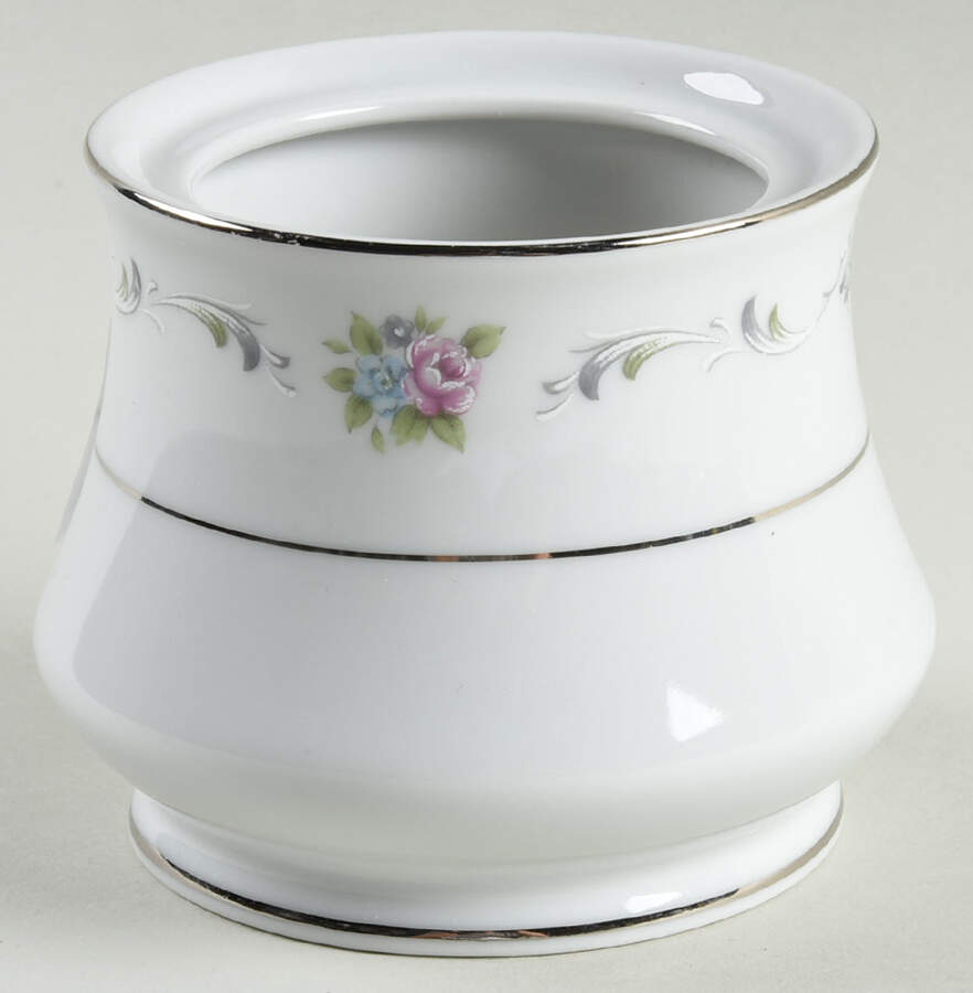 Cameo Rose Sugar Bowl No Lid by Towne House-1