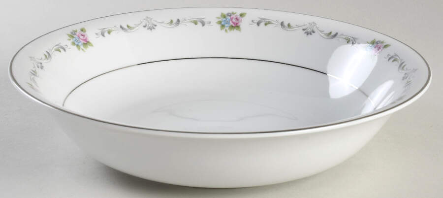 Cameo Rose 9" Round Vegetable Bowl by Towne House-1