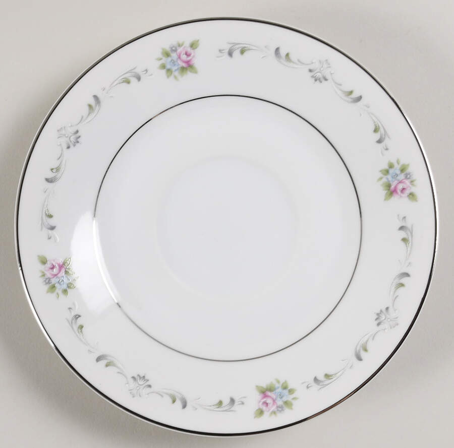 Cameo Rose Saucer by Towne House-1