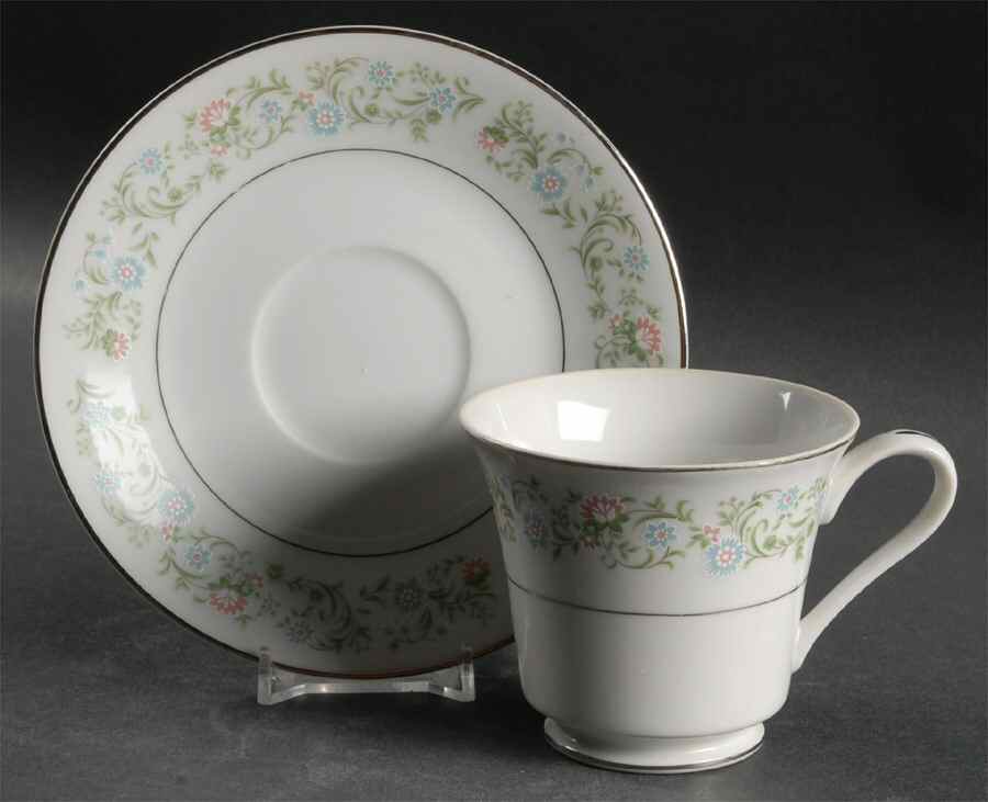 Georgia Footed Cup & Saucer Set by Towne House-1