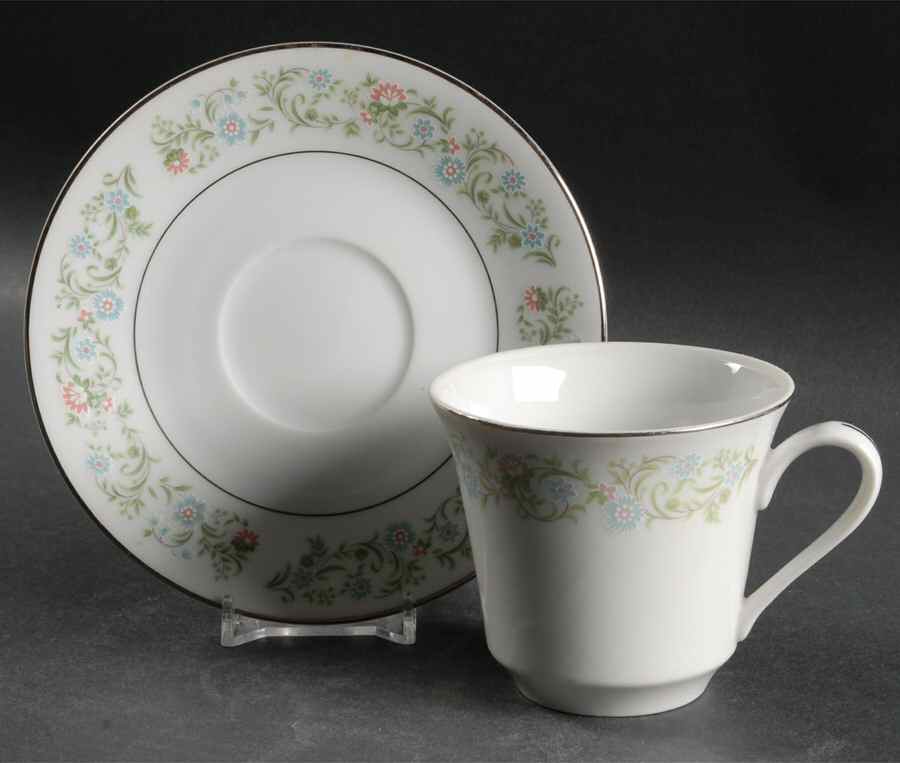 Georgia Flat Cup & Saucer Set by Towne House-1
