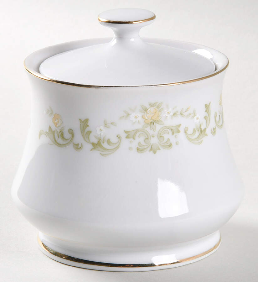 Golden Regal Sugar Bowl & Lid by Towne House-1