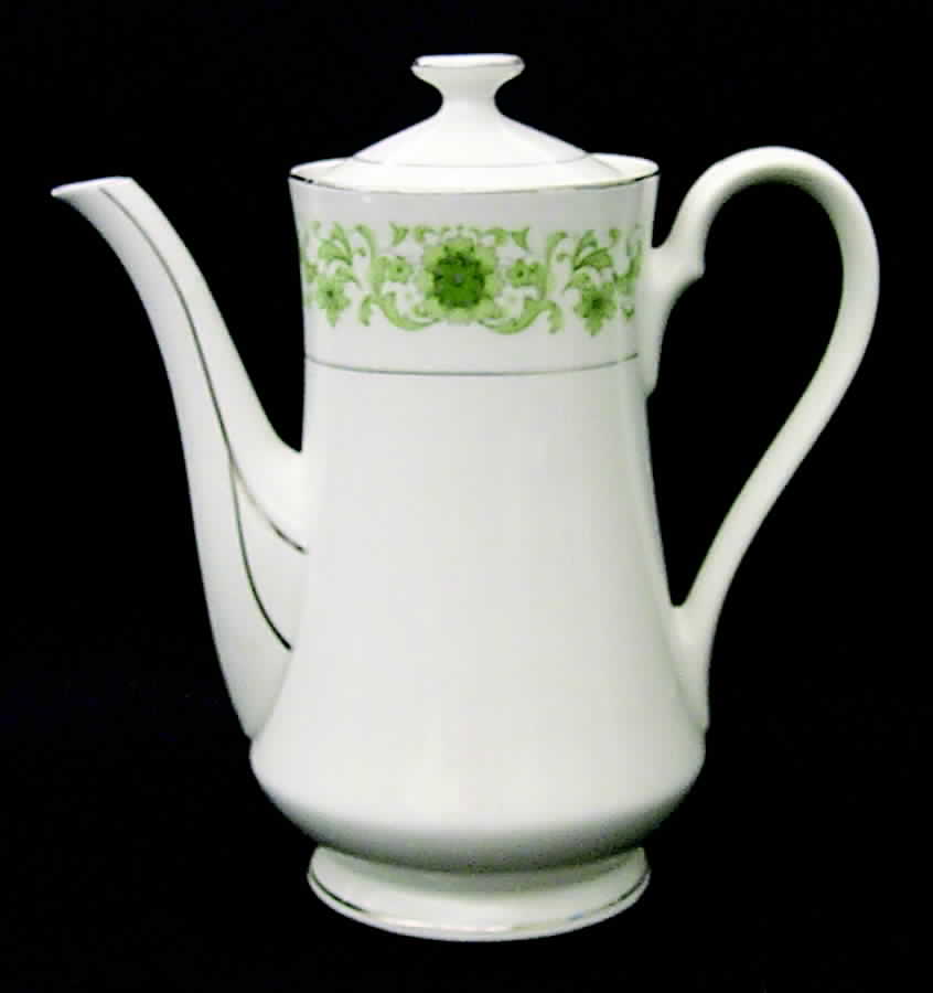 Green Dale Coffee Pot & Lid by Towne House-1