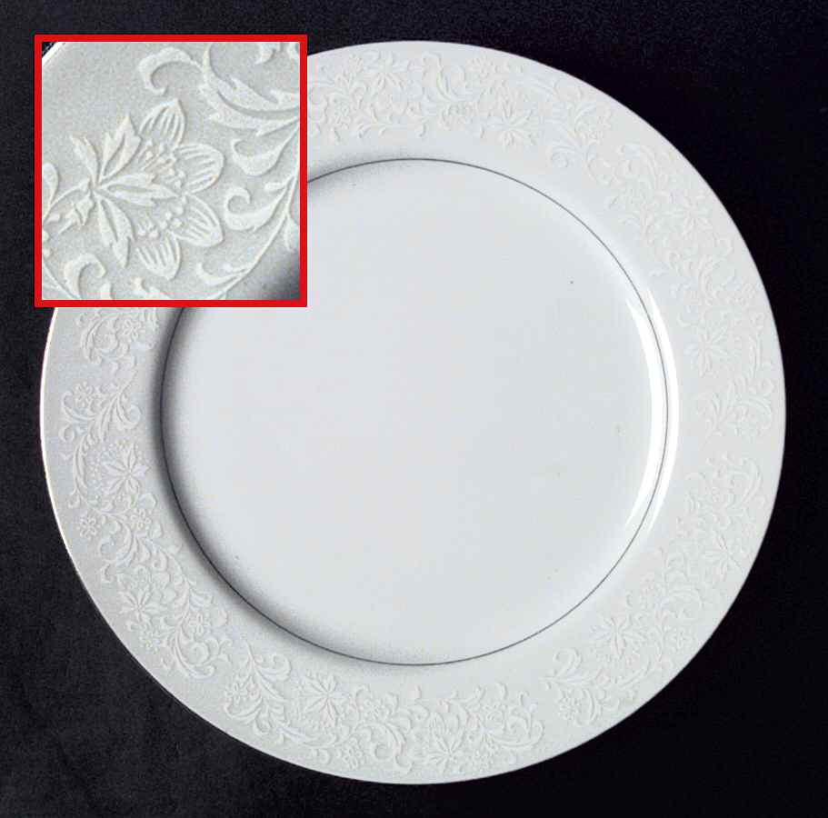 Illusion Dinner Plate by Towne House-1