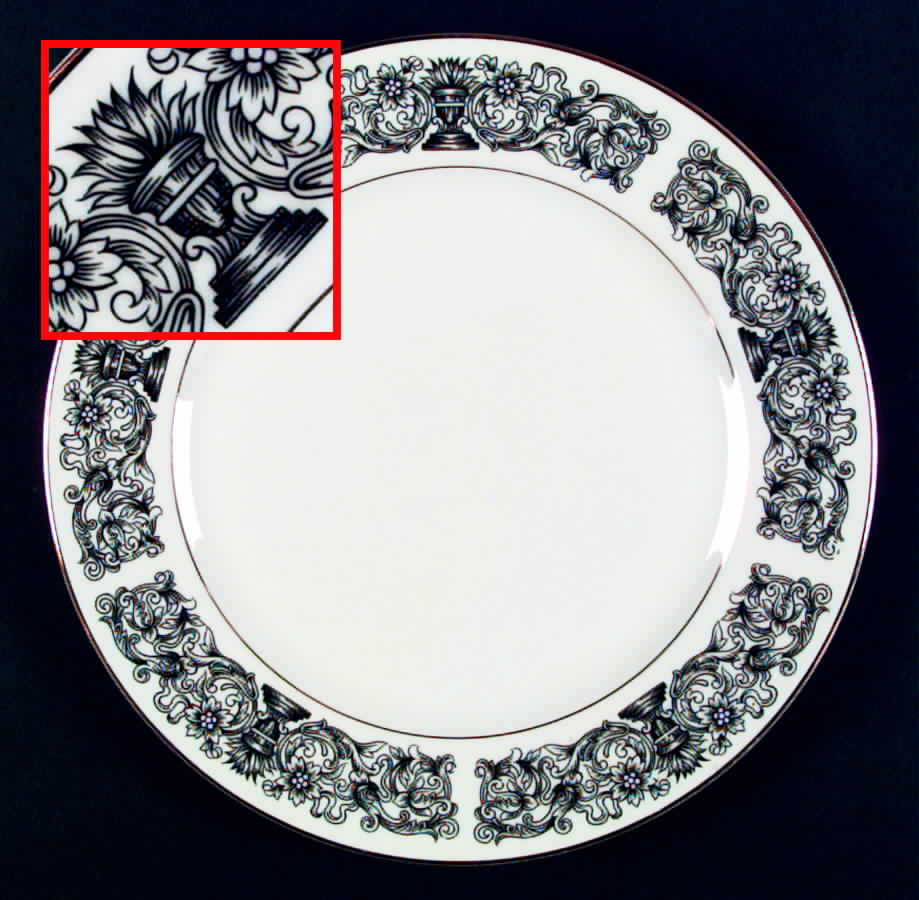 Madeira Dinner Plate by Towne House-1