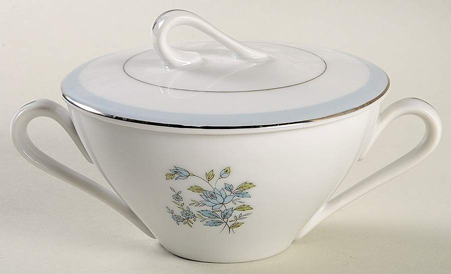 Maria Sugar Bowl & Lid by Towne House-1
