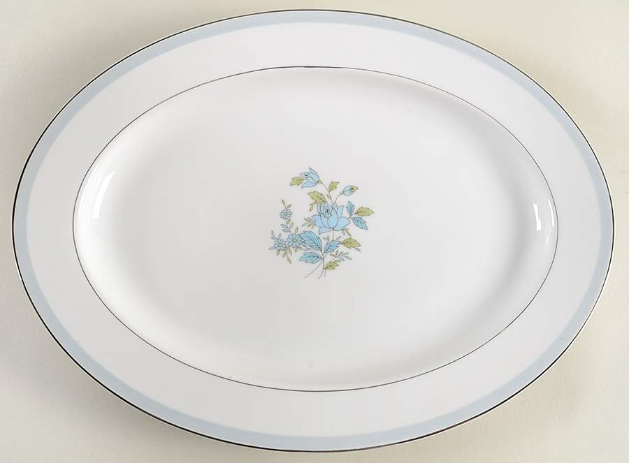 Maria 14" Oval Serving Platter by Towne House-1