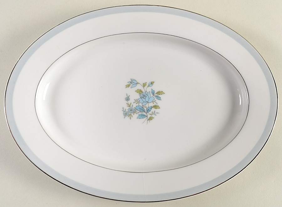 Maria 12" Oval Serving Platter by Towne House-1