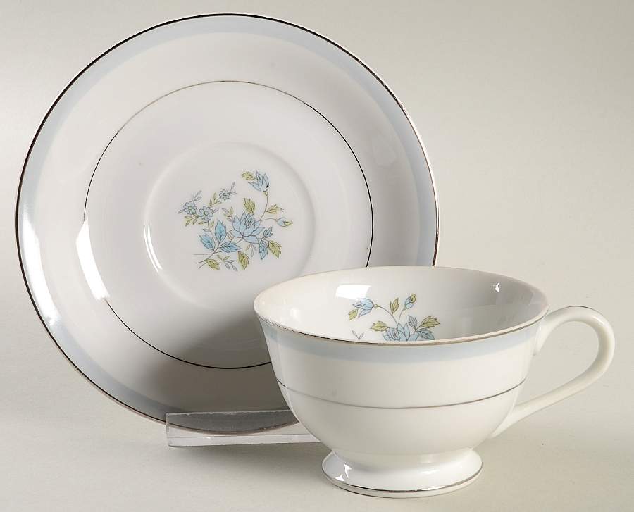 Maria Footed Cup & Saucer Set by Towne House-1