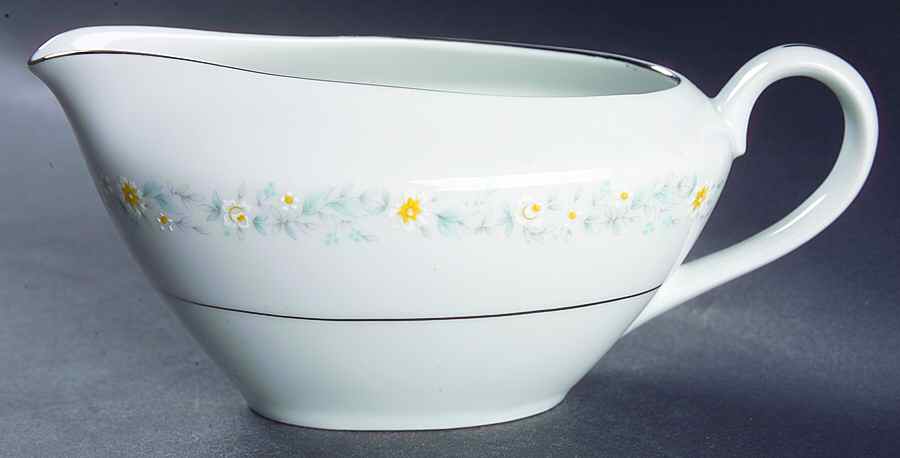 Petit Point Gravy Boat by Towne House-1