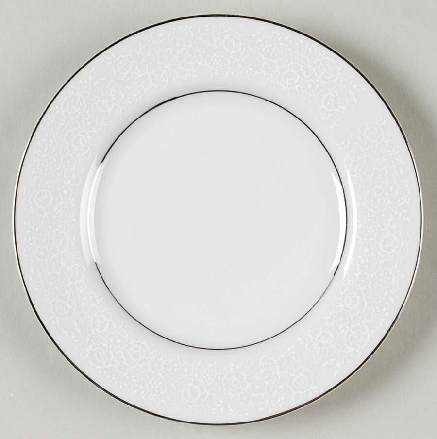 Platina Lace Bread & Butter Plate by Towne House-1