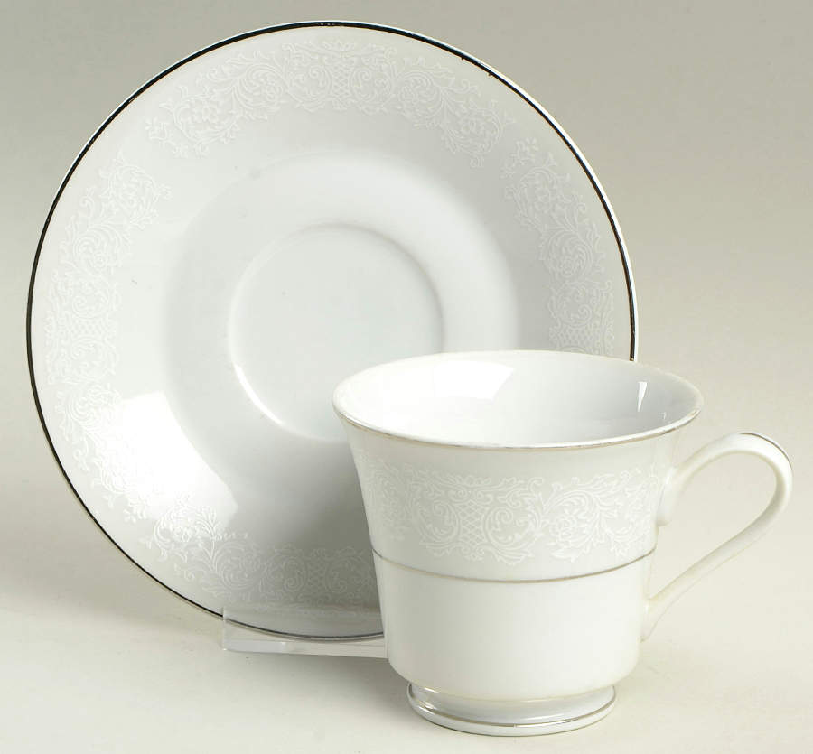Princess Eloise Footed Cup & Saucer Set by Towne House-1