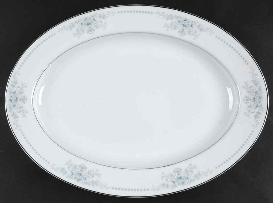 Providence 14" Oval Serving Platter by Towne House-1