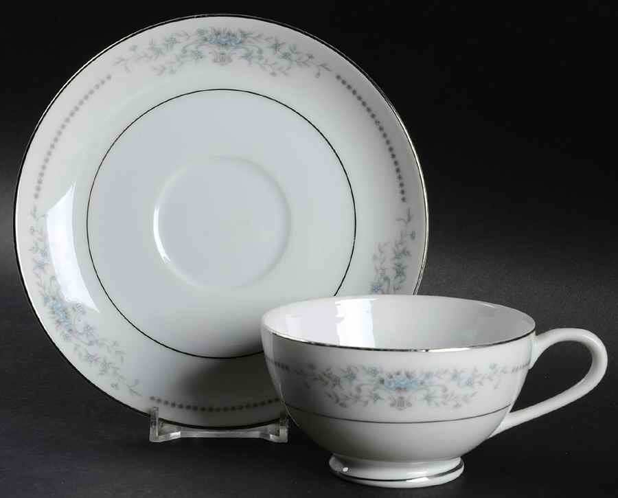 Providence Footed Cup & Saucer Set by Towne House-1