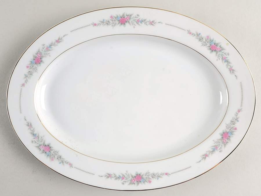 Rambling 12" Oval Serving Platter by Towne House-1