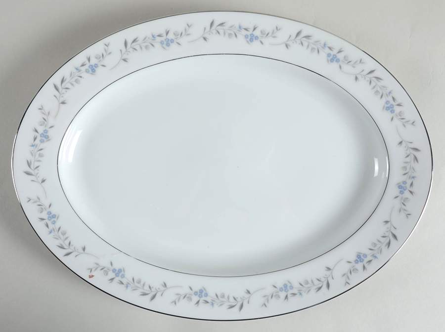 Valentine 14" Oval Serving Platter by Towne House-1