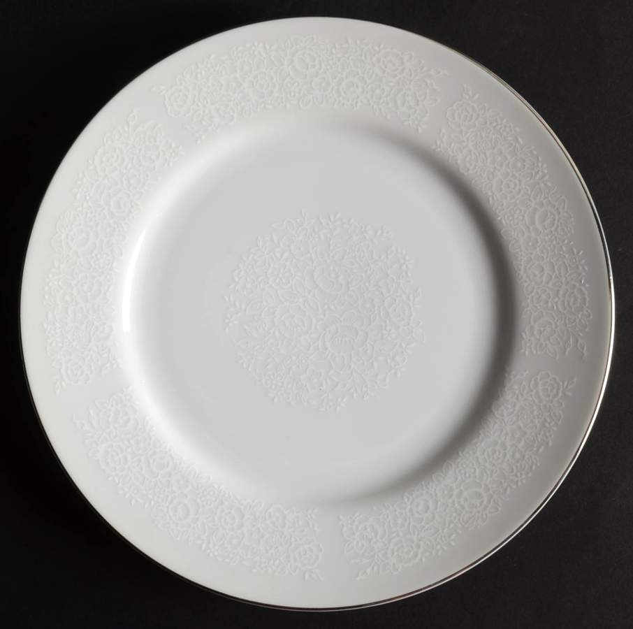 White Lace Salad Plate by Towne House-1