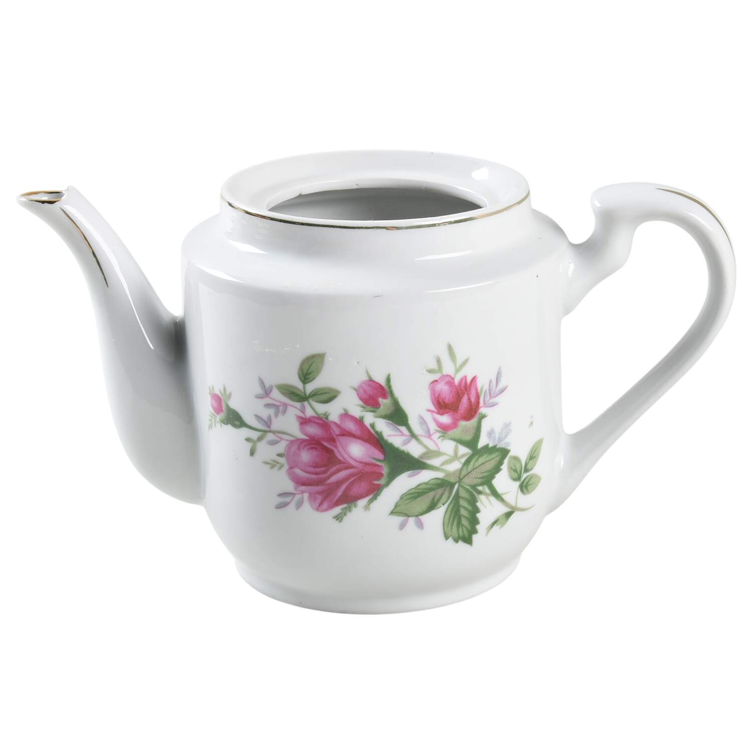 Moss Rose Teapot No Lid by Thames-1