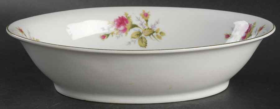 Moss Rose 10" Oval Vegetable Bowl by Thames-1