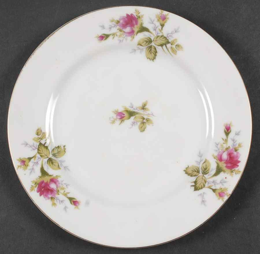 Moss Rose Salad Plate by Thames-1