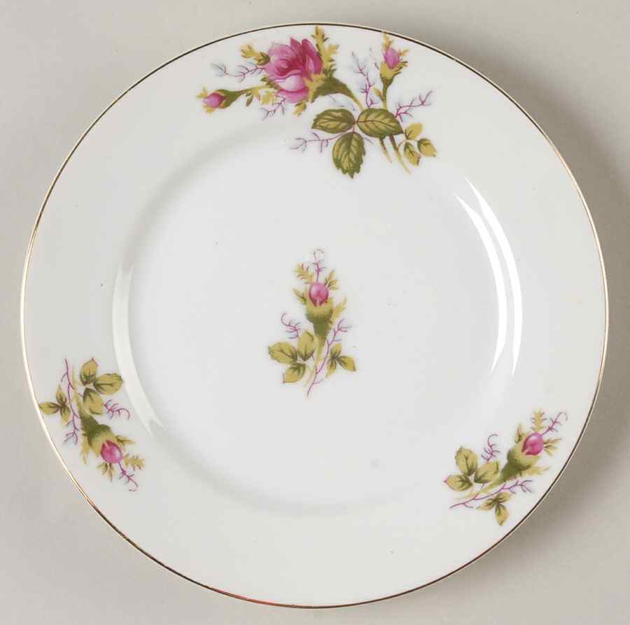 Moss Rose Bread & Butter Plate by Thames-1