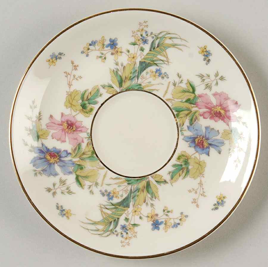 04491 (Cream Background) Saucer for Footed Demitasse Cup by Thomas-1