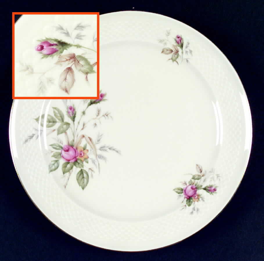 07470 (Cream Background, Embossed) Luncheon Plate by Thomas-1