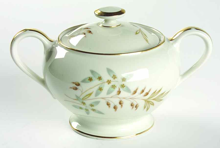 07472 Ivory (Smooth) Sugar Bowl & Lid by Thomas-1