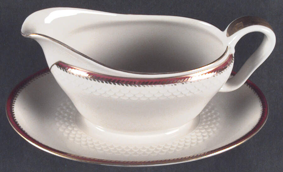 1993 Gravy Boat with Attached Underplate by Thomas-1