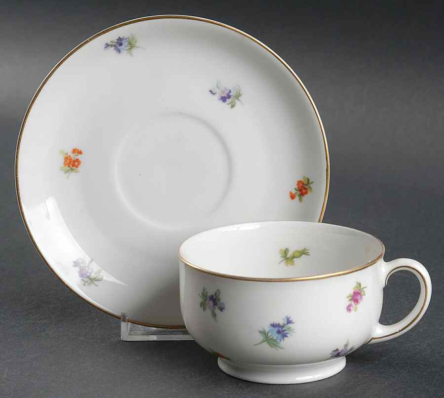 3171 Footed Cup & Saucer Set by Thomas-1