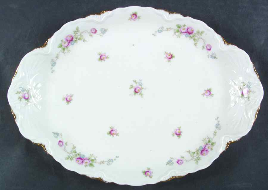 3361 (Scalloped) 11" Oval Serving Platter by Thomas-1