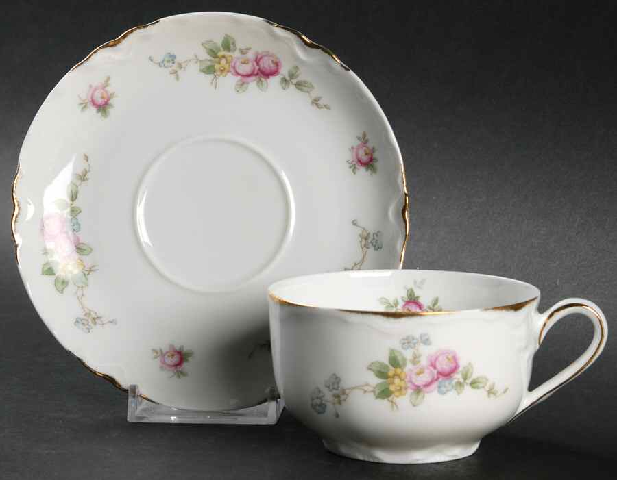 3361 (Scalloped) Flat Cup & Saucer Set by Thomas-1