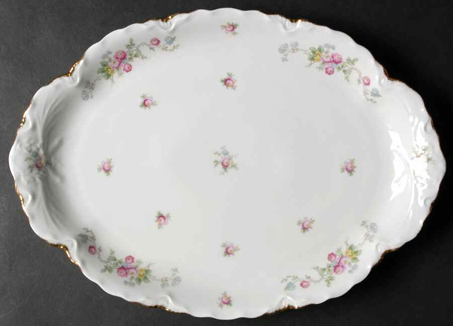 3361 (Scalloped) 13" Oval Serving Platter by Thomas-1