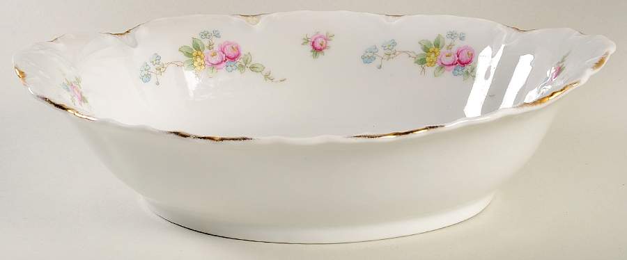 3361 (Scalloped) 9" Oval Vegetable Bowl by Thomas-1