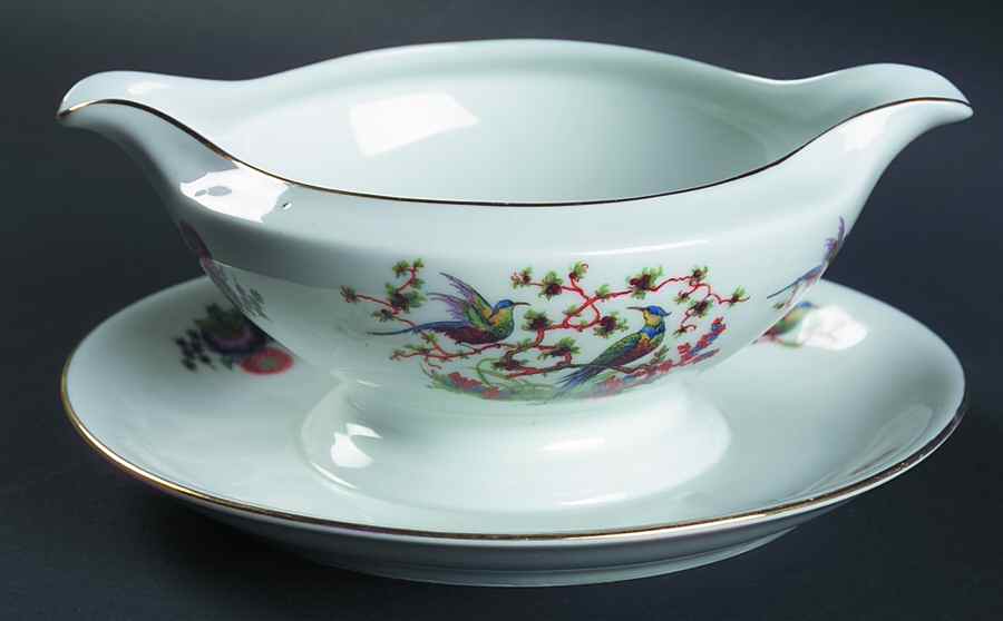 3661 Gravy Boat with Attached Underplate by Thomas-1