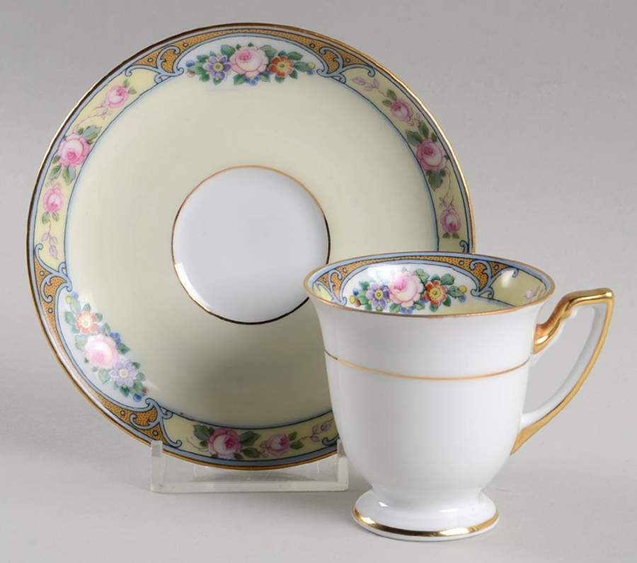 3816 Footed Demitasse Cup & Saucer Set by Thomas-1