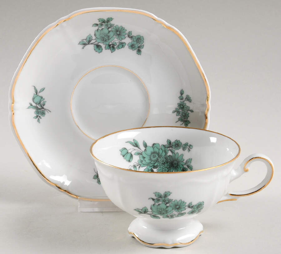 7323 Footed Cup & Saucer Set by Thomas-1