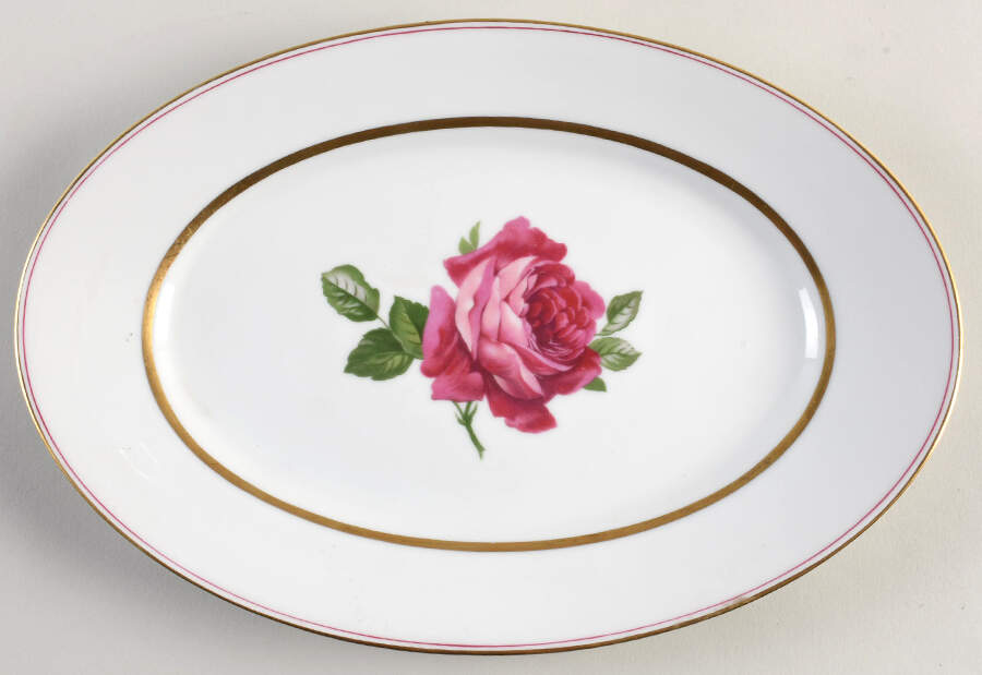 7360 (White Background) 12" Oval Serving Platter by Thomas-1