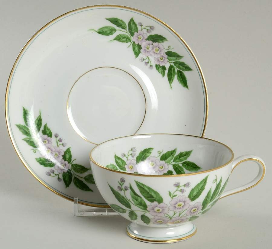 7380 Footed Cup & Saucer Set by Thomas-1