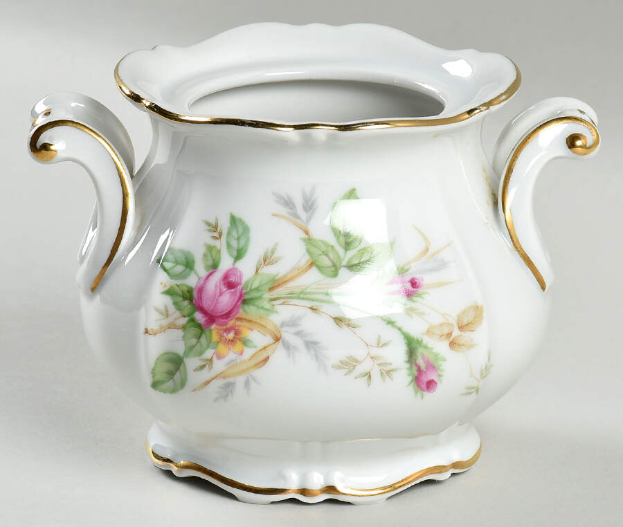 7470 (White, Scalloped) Sugar Bowl No Lid by Thomas-1