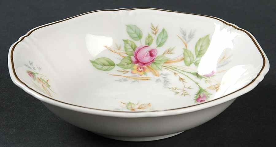 7470 (White, Scalloped) Fruit/Dessert (Sauce) Bowl by Thomas-1