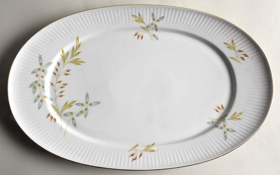7472 (Rim, Ribbed) 15" Oval Serving Platter by Thomas-1