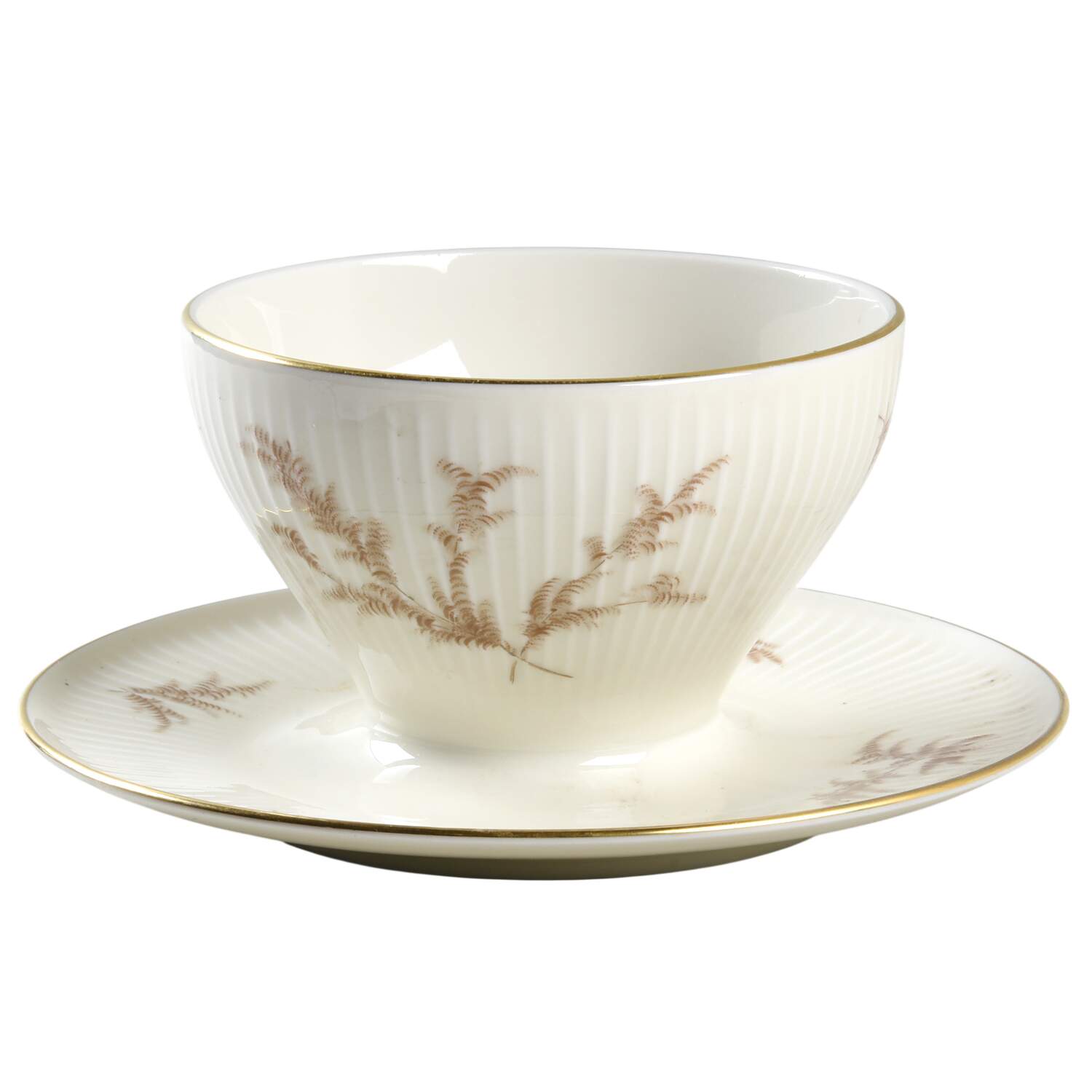 07495 (Smooth) Gravy Boat with Attached Underplate by Thomas-1