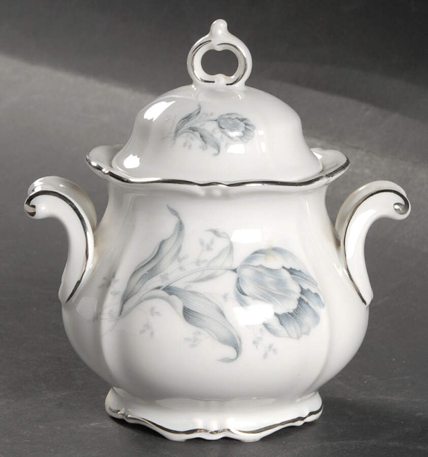 7510 (Platinum Trim) Sugar Bowl & Lid by Thomas-1