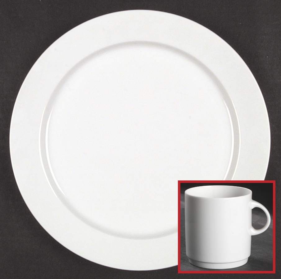 ABC White Dinner Plate by Thomas-1