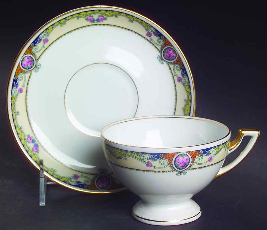 Admiral Footed Cup & Saucer Set by Thomas-1