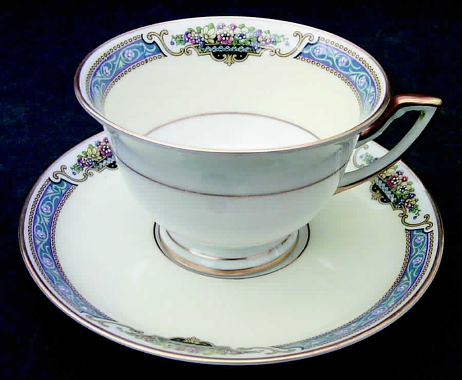 The Aragon Footed Cup & Saucer Set by Thomas-1