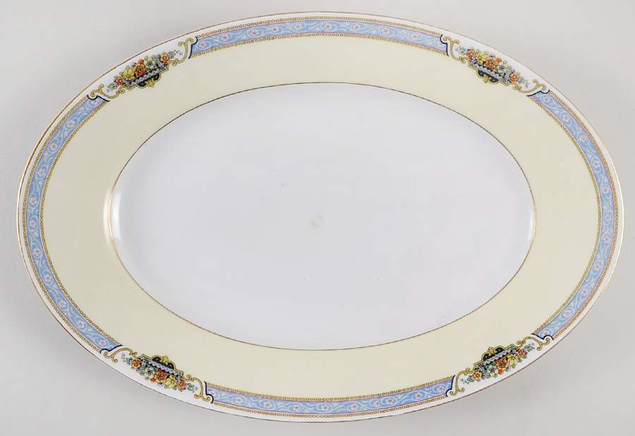 The Aragon 12" Oval Serving Platter by Thomas-1