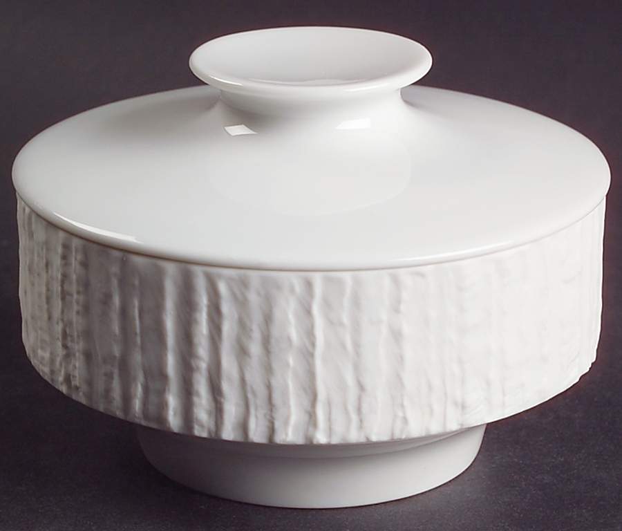 Arcta White Sugar Bowl & Lid by Thomas-1
